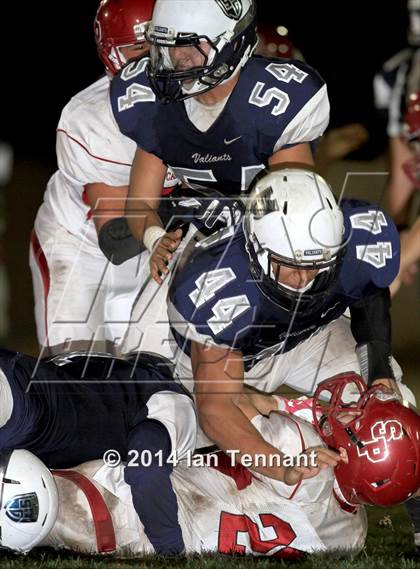 Thumbnail 1 in Santa Paula @ St. Genevieve (CIF SS Playoffs) photogallery.