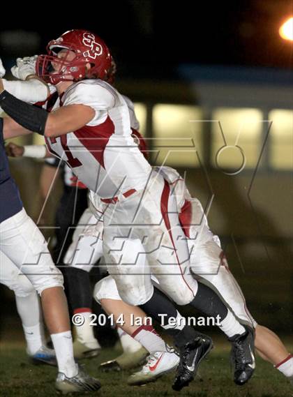 Thumbnail 3 in Santa Paula @ St. Genevieve (CIF SS Playoffs) photogallery.