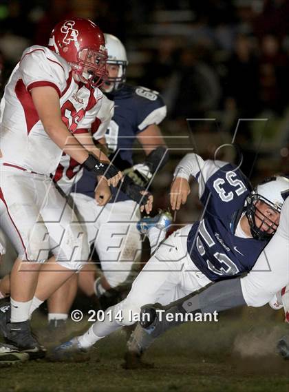 Thumbnail 3 in Santa Paula @ St. Genevieve (CIF SS Playoffs) photogallery.