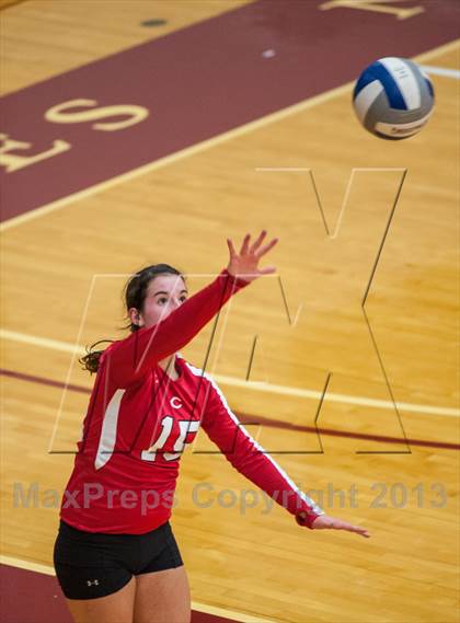Thumbnail 3 in Barnstable vs Coventry (2013 Volleyhall Classic Final) photogallery.