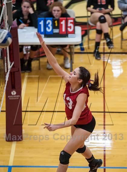 Thumbnail 3 in Barnstable vs Coventry (2013 Volleyhall Classic Final) photogallery.