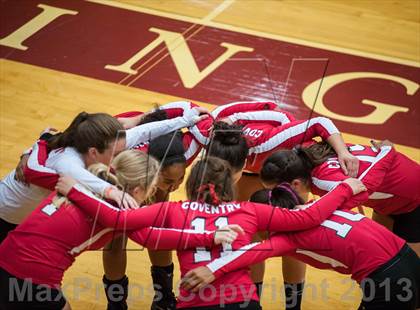 Thumbnail 2 in Barnstable vs Coventry (2013 Volleyhall Classic Final) photogallery.