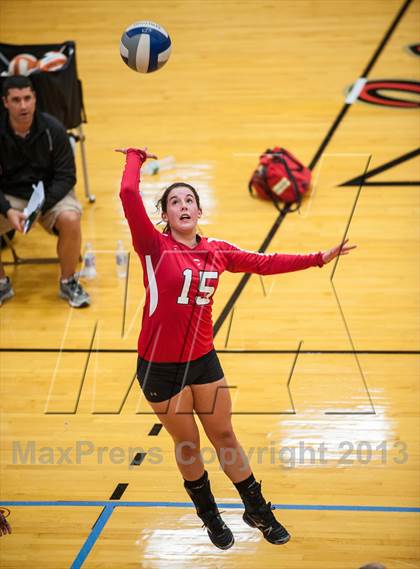 Thumbnail 3 in Barnstable vs Coventry (2013 Volleyhall Classic Final) photogallery.