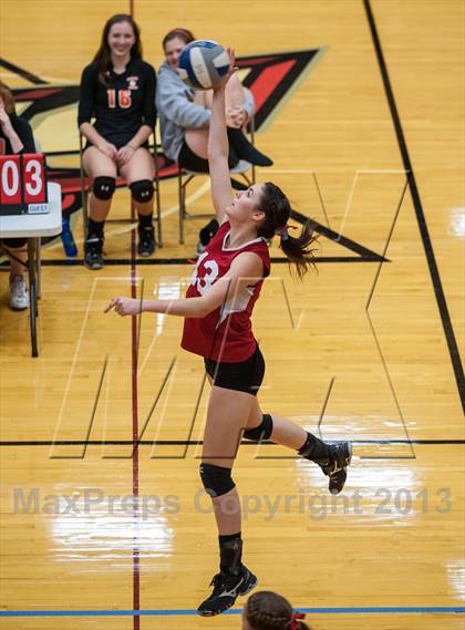 Thumbnail 2 in Barnstable vs Coventry (2013 Volleyhall Classic Final) photogallery.