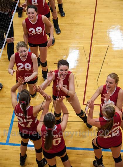 Thumbnail 3 in Barnstable vs Coventry (2013 Volleyhall Classic Final) photogallery.