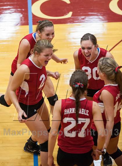 Thumbnail 2 in Barnstable vs Coventry (2013 Volleyhall Classic Final) photogallery.