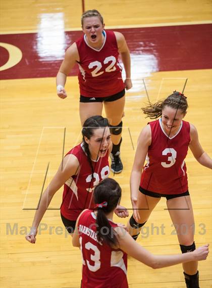 Thumbnail 3 in Barnstable vs Coventry (2013 Volleyhall Classic Final) photogallery.