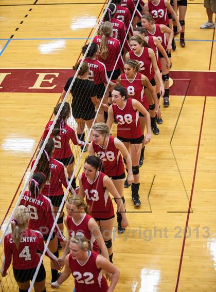 Thumbnail 1 in Barnstable vs Coventry (2013 Volleyhall Classic Final) photogallery.