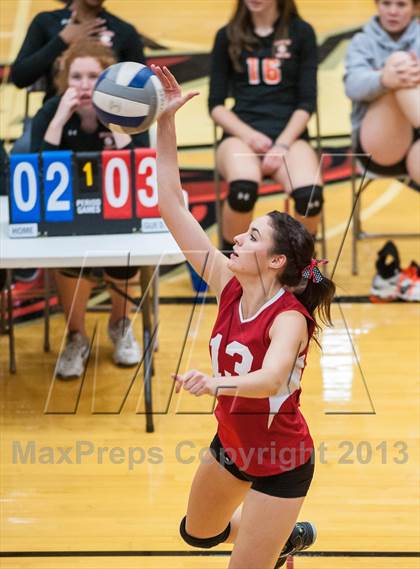 Thumbnail 3 in Barnstable vs Coventry (2013 Volleyhall Classic Final) photogallery.