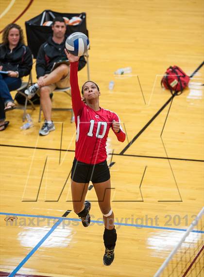 Thumbnail 3 in Barnstable vs Coventry (2013 Volleyhall Classic Final) photogallery.