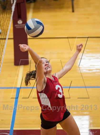 Thumbnail 3 in Barnstable vs Coventry (2013 Volleyhall Classic Final) photogallery.