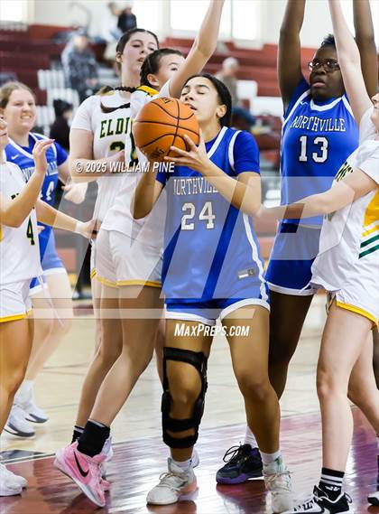 Thumbnail 3 in Eldred vs. Northville (NYSPHSAA Class D Regional Final) photogallery.