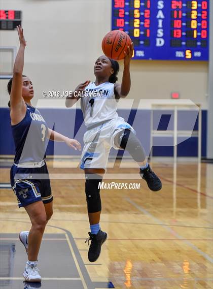 Thumbnail 1 in Harlan vs Coronado (SAISD Basketball Tournament) photogallery.