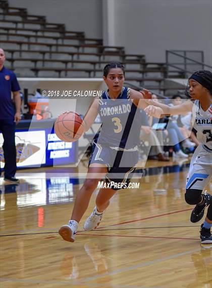 Thumbnail 2 in Harlan vs Coronado (SAISD Basketball Tournament) photogallery.