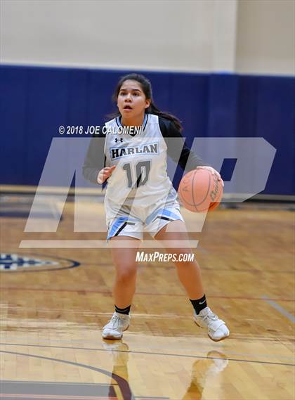 Thumbnail 1 in Harlan vs Coronado (SAISD Basketball Tournament) photogallery.