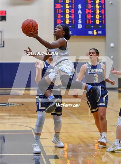 Thumbnail 3 in Harlan vs Coronado (SAISD Basketball Tournament) photogallery.
