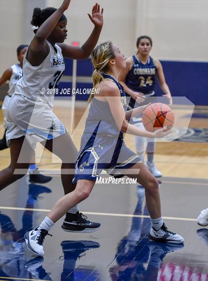 Thumbnail 2 in Harlan vs Coronado (SAISD Basketball Tournament) photogallery.