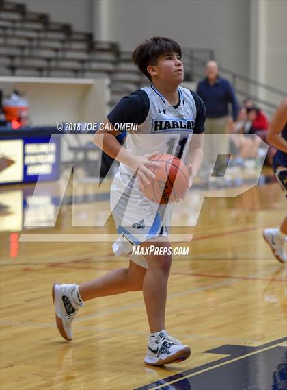 Thumbnail 3 in Harlan vs Coronado (SAISD Basketball Tournament) photogallery.