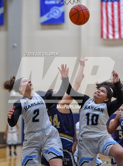 Thumbnail 3 in Harlan vs Coronado (SAISD Basketball Tournament) photogallery.