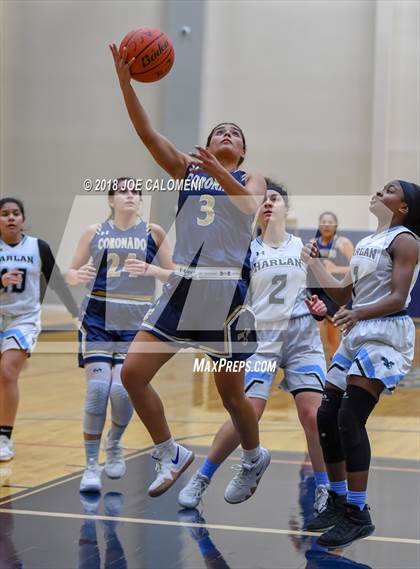 Thumbnail 3 in Harlan vs Coronado (SAISD Basketball Tournament) photogallery.