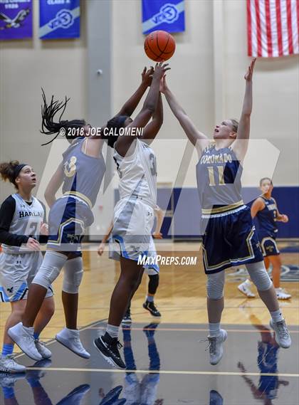 Thumbnail 2 in Harlan vs Coronado (SAISD Basketball Tournament) photogallery.