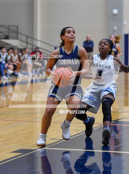 Thumbnail 1 in Harlan vs Coronado (SAISD Basketball Tournament) photogallery.