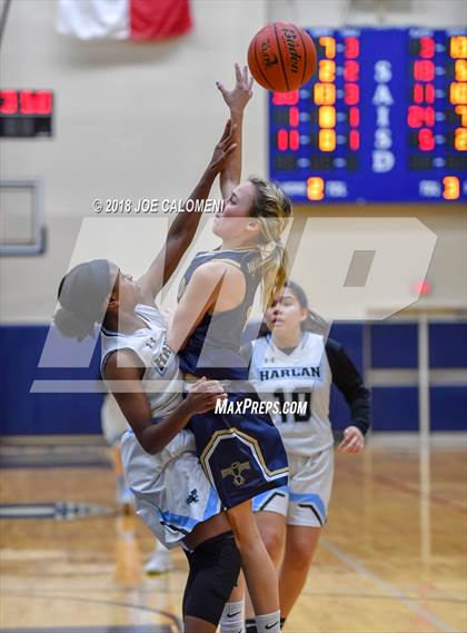 Thumbnail 3 in Harlan vs Coronado (SAISD Basketball Tournament) photogallery.