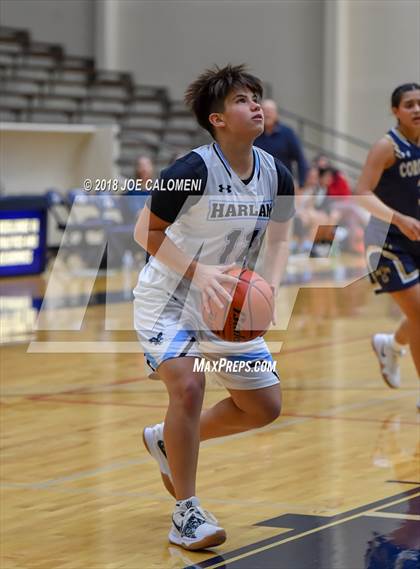 Thumbnail 1 in Harlan vs Coronado (SAISD Basketball Tournament) photogallery.