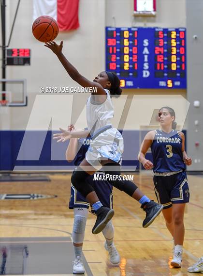 Thumbnail 1 in Harlan vs Coronado (SAISD Basketball Tournament) photogallery.