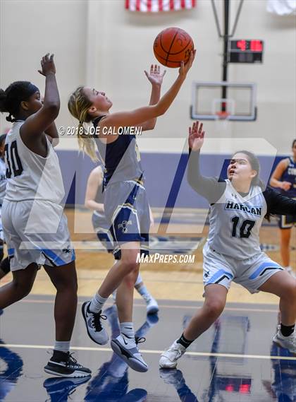 Thumbnail 1 in Harlan vs Coronado (SAISD Basketball Tournament) photogallery.