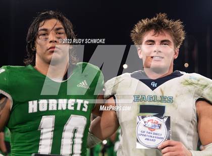 Thumbnail 2 in Granite Hills vs. Lincoln (CIF SDS Open Division Championship) photogallery.
