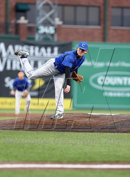 Thumbnail 3 in Gibault Catholic vs Columbia photogallery.