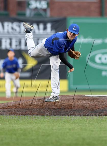 Thumbnail 1 in Gibault Catholic vs Columbia photogallery.