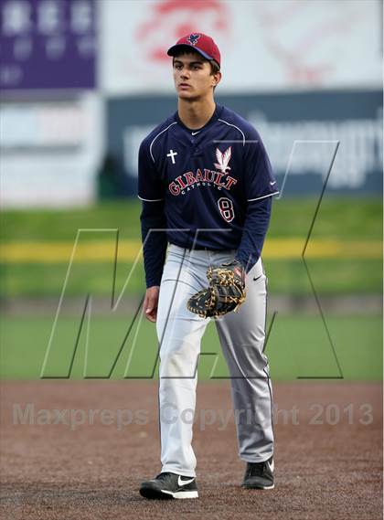 Thumbnail 1 in Gibault Catholic vs Columbia photogallery.