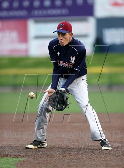 Thumbnail 1 in Gibault Catholic vs Columbia photogallery.
