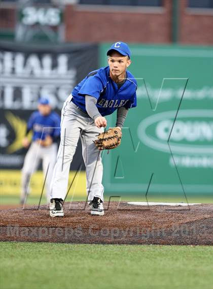 Thumbnail 3 in Gibault Catholic vs Columbia photogallery.