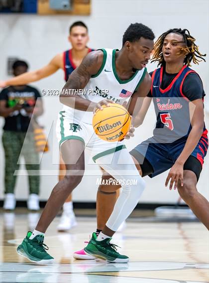 Thumbnail 3 in Freedom Christian Academy vs. Pine Forest (MLK Dream Jam at Terry Sanford) photogallery.
