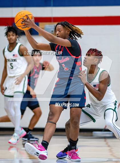 Thumbnail 1 in Freedom Christian Academy vs. Pine Forest (MLK Dream Jam at Terry Sanford) photogallery.