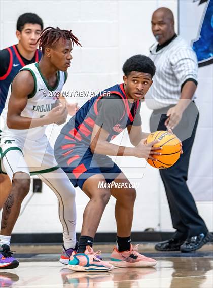 Thumbnail 3 in Freedom Christian Academy vs. Pine Forest (MLK Dream Jam at Terry Sanford) photogallery.