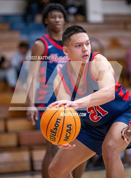 Thumbnail 2 in Freedom Christian Academy vs. Pine Forest (MLK Dream Jam at Terry Sanford) photogallery.