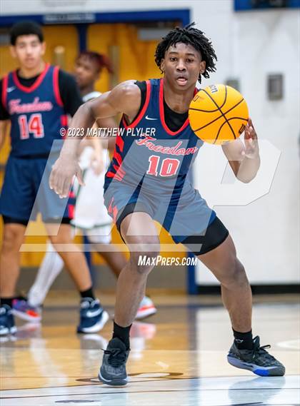 Thumbnail 1 in Freedom Christian Academy vs. Pine Forest (MLK Dream Jam at Terry Sanford) photogallery.