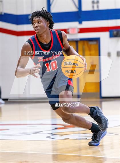 Thumbnail 1 in Freedom Christian Academy vs. Pine Forest (MLK Dream Jam at Terry Sanford) photogallery.