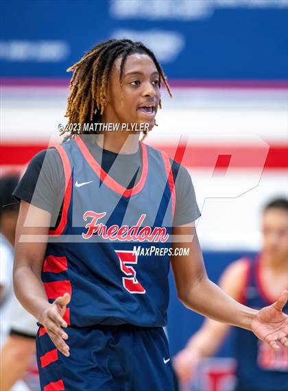 Thumbnail 1 in Freedom Christian Academy vs. Pine Forest (MLK Dream Jam at Terry Sanford) photogallery.