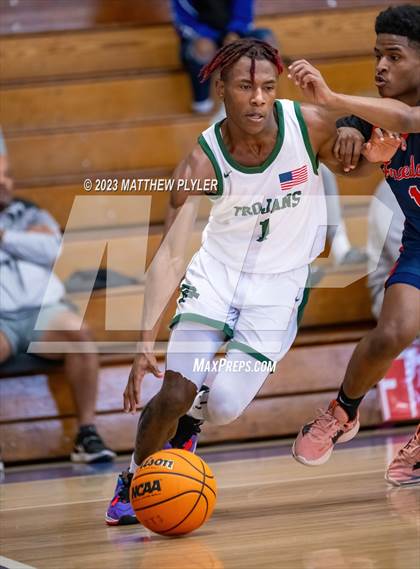 Thumbnail 2 in Freedom Christian Academy vs. Pine Forest (MLK Dream Jam at Terry Sanford) photogallery.