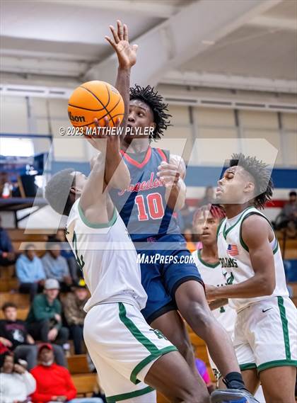 Thumbnail 1 in Freedom Christian Academy vs. Pine Forest (MLK Dream Jam at Terry Sanford) photogallery.