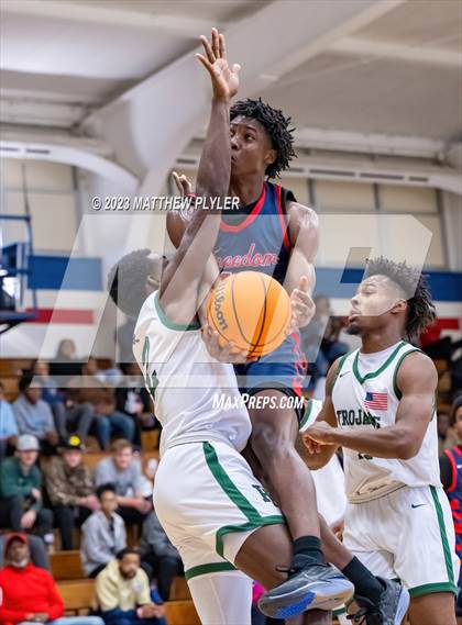 Thumbnail 3 in Freedom Christian Academy vs. Pine Forest (MLK Dream Jam at Terry Sanford) photogallery.