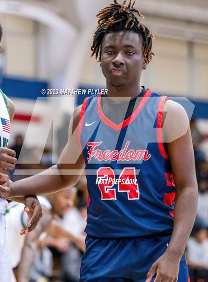 Thumbnail 2 in Freedom Christian Academy vs. Pine Forest (MLK Dream Jam at Terry Sanford) photogallery.