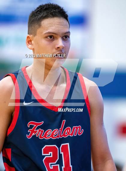 Thumbnail 2 in Freedom Christian Academy vs. Pine Forest (MLK Dream Jam at Terry Sanford) photogallery.