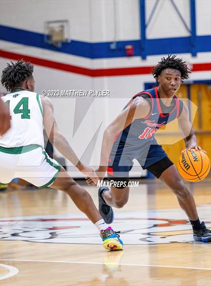 Thumbnail 2 in Freedom Christian Academy vs. Pine Forest (MLK Dream Jam at Terry Sanford) photogallery.