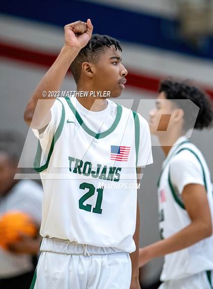Thumbnail 3 in Freedom Christian Academy vs. Pine Forest (MLK Dream Jam at Terry Sanford) photogallery.